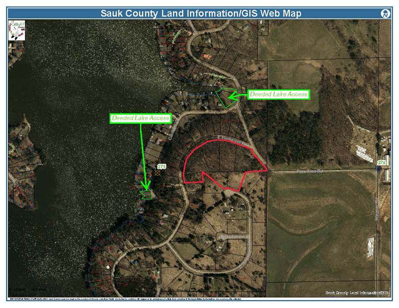 7 Lots 8.9 Acres at Lake Redstone Wisconsin with lake access